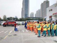 以练为战   防患于未“燃” ——经发保洁开展冬季消防应急演练