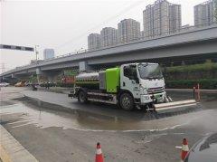 齐心协力迎全运，经发保洁持续强化道路环境整治