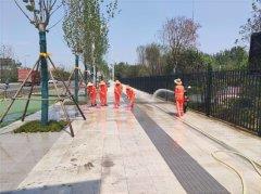 备战十四运，精细化保洁做好环境卫生保障
