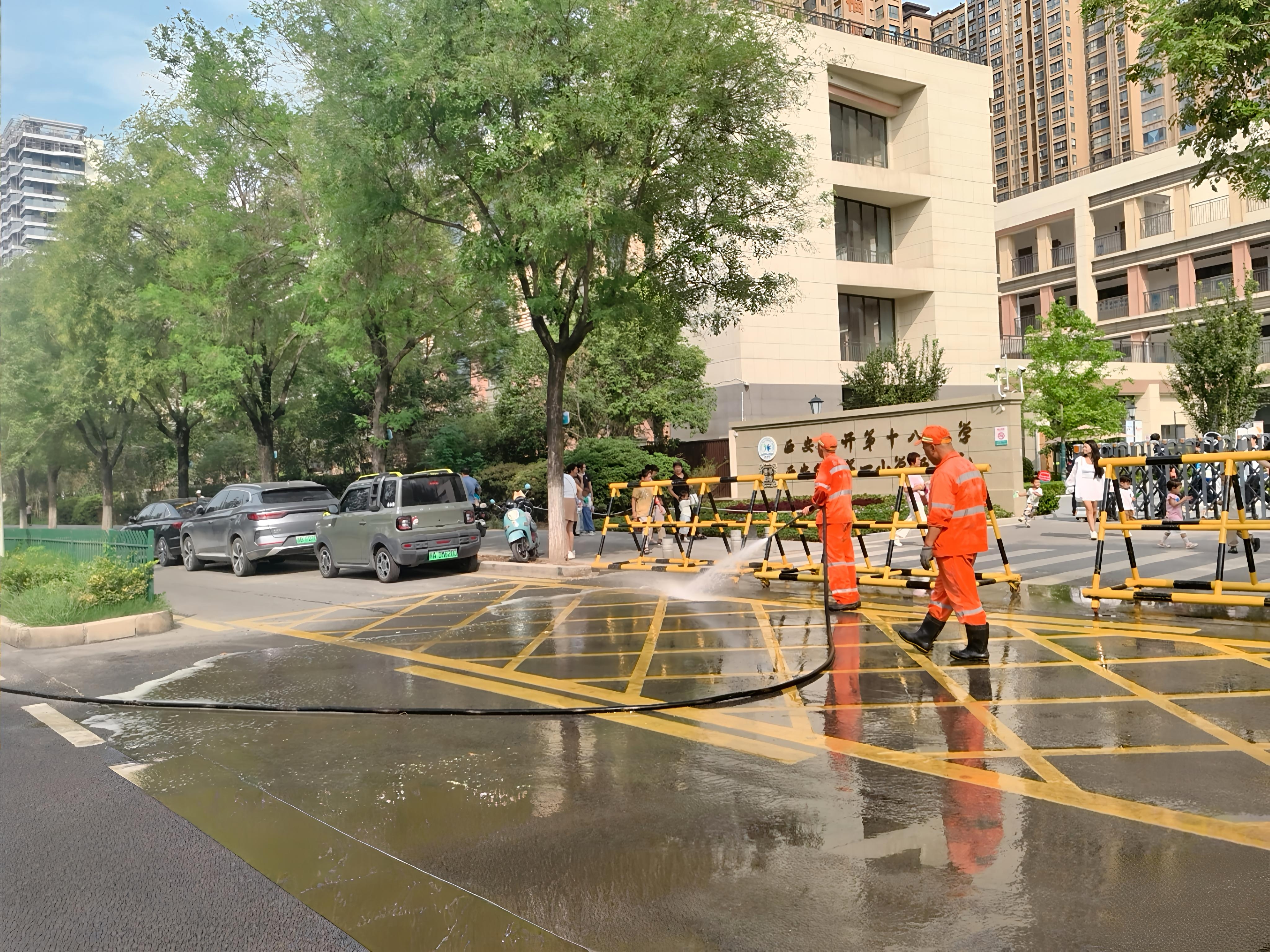 “净”心尽力 守护开学季